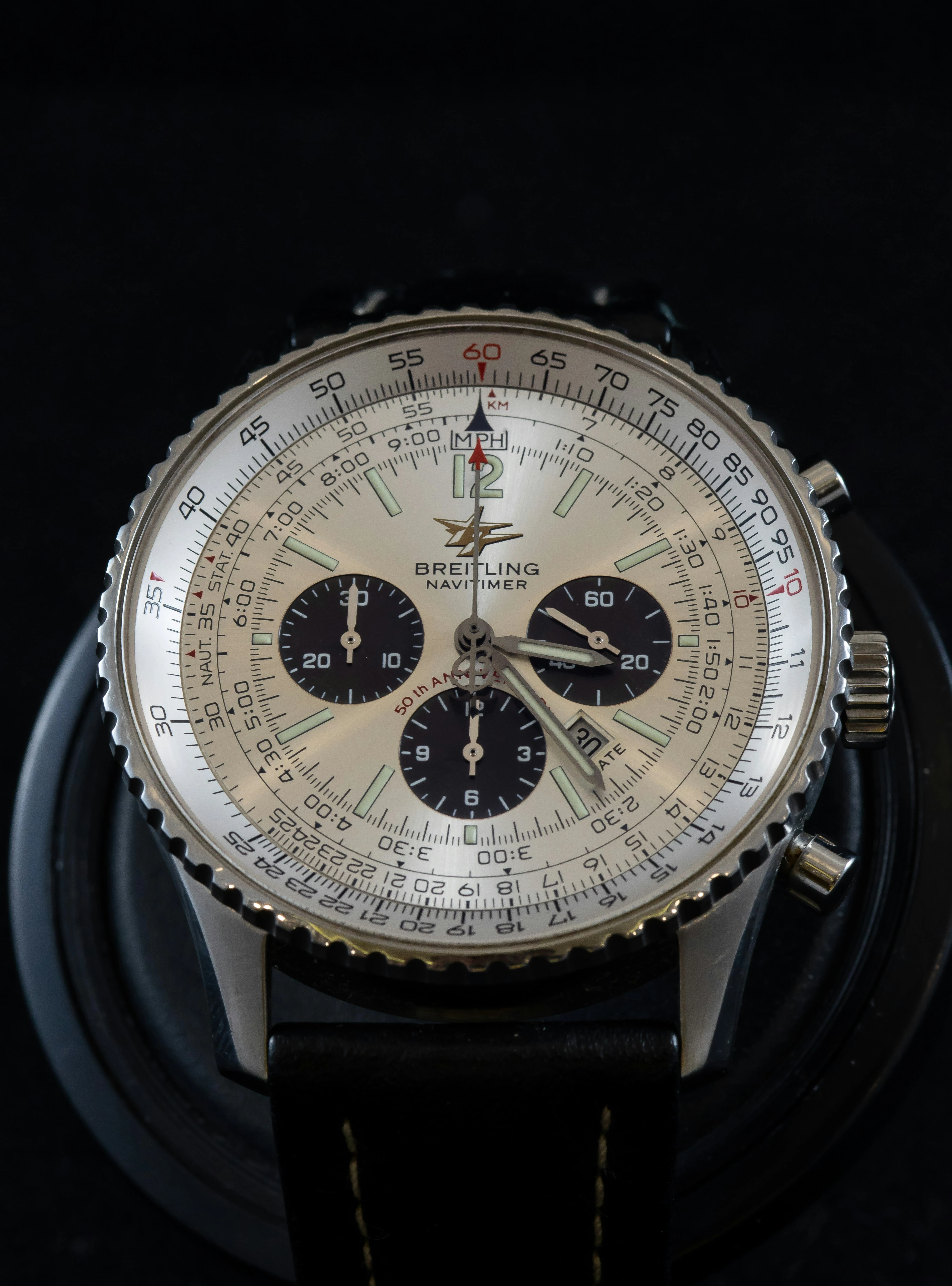 Luxury wristwatches display